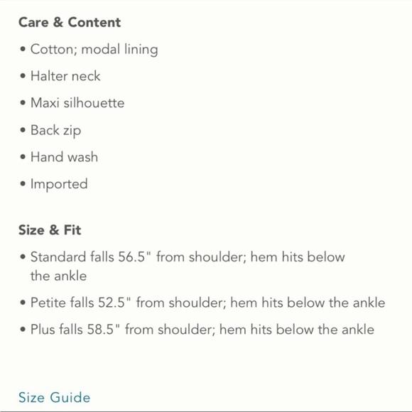 Anthropologie NWT Medallion Halter Maxi Dress
Size 8P. - Picture 9 of 16